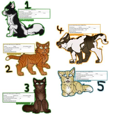 Congrats, you're now the leader of a massive Clan. . Warrior cats scene generator